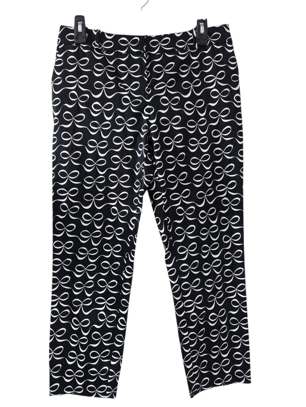 Kate Spade New York Bow Print Cropped Ankle Pants